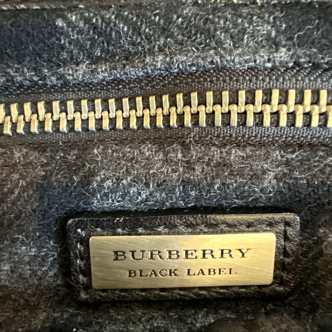 Burberry ブラックレーベル ウエストバッグ　ウール チェック