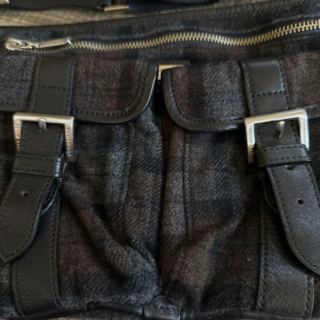 Burberry ブラックレーベル ウエストバッグ　ウール チェック