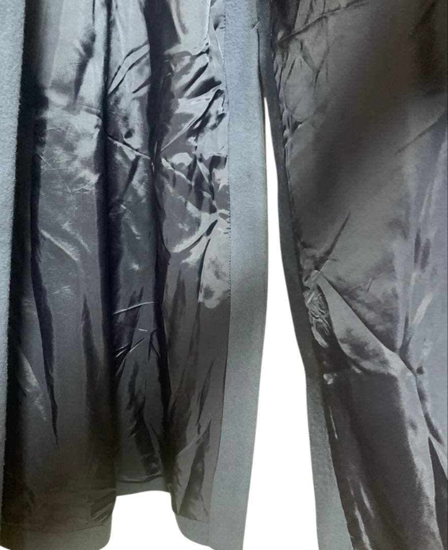 【CULLNI】 タイロッケンダブルコート チェスターコート ブルーグレー