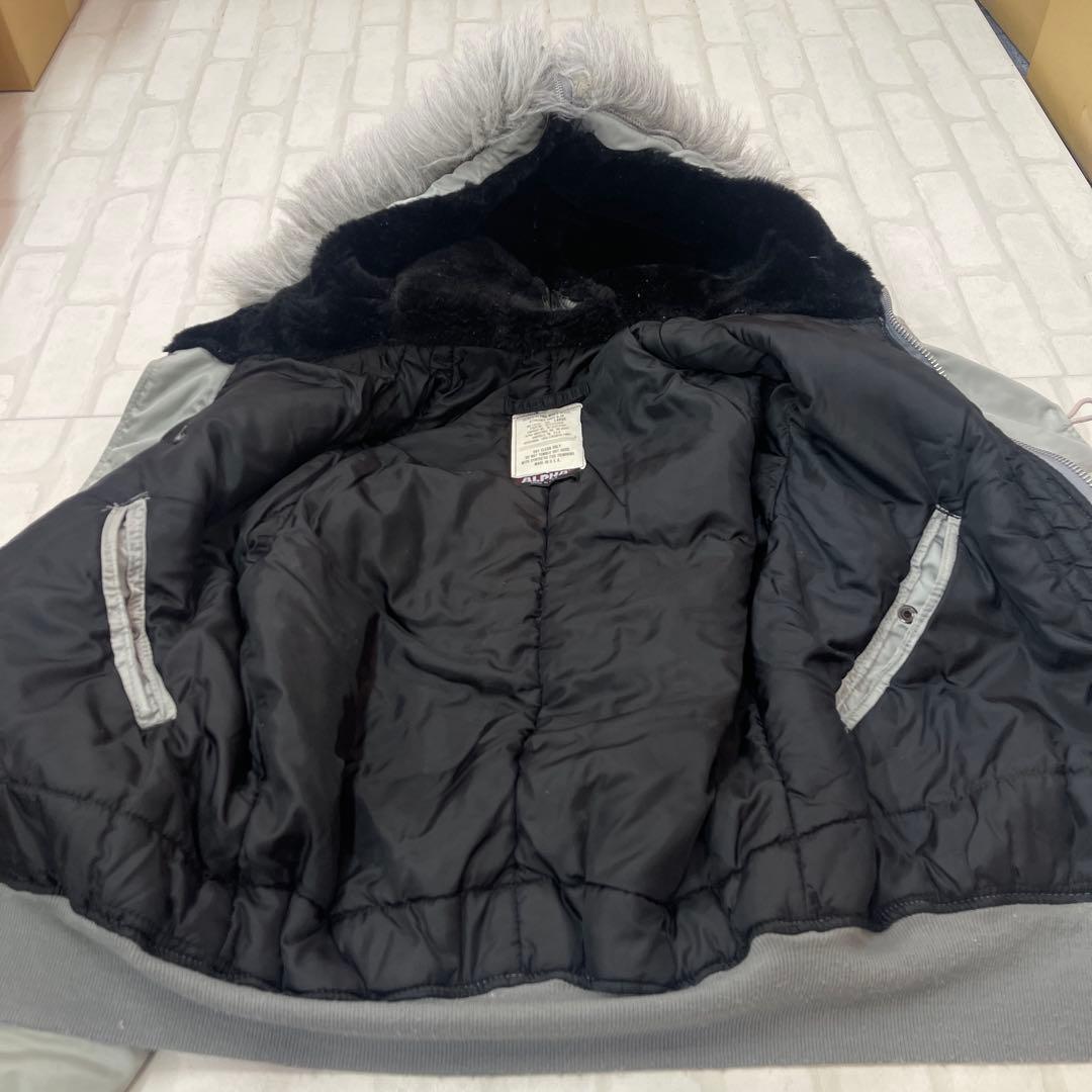 値下げ 80s アルファ ALPHA N-2B USA シルバー フライト JK