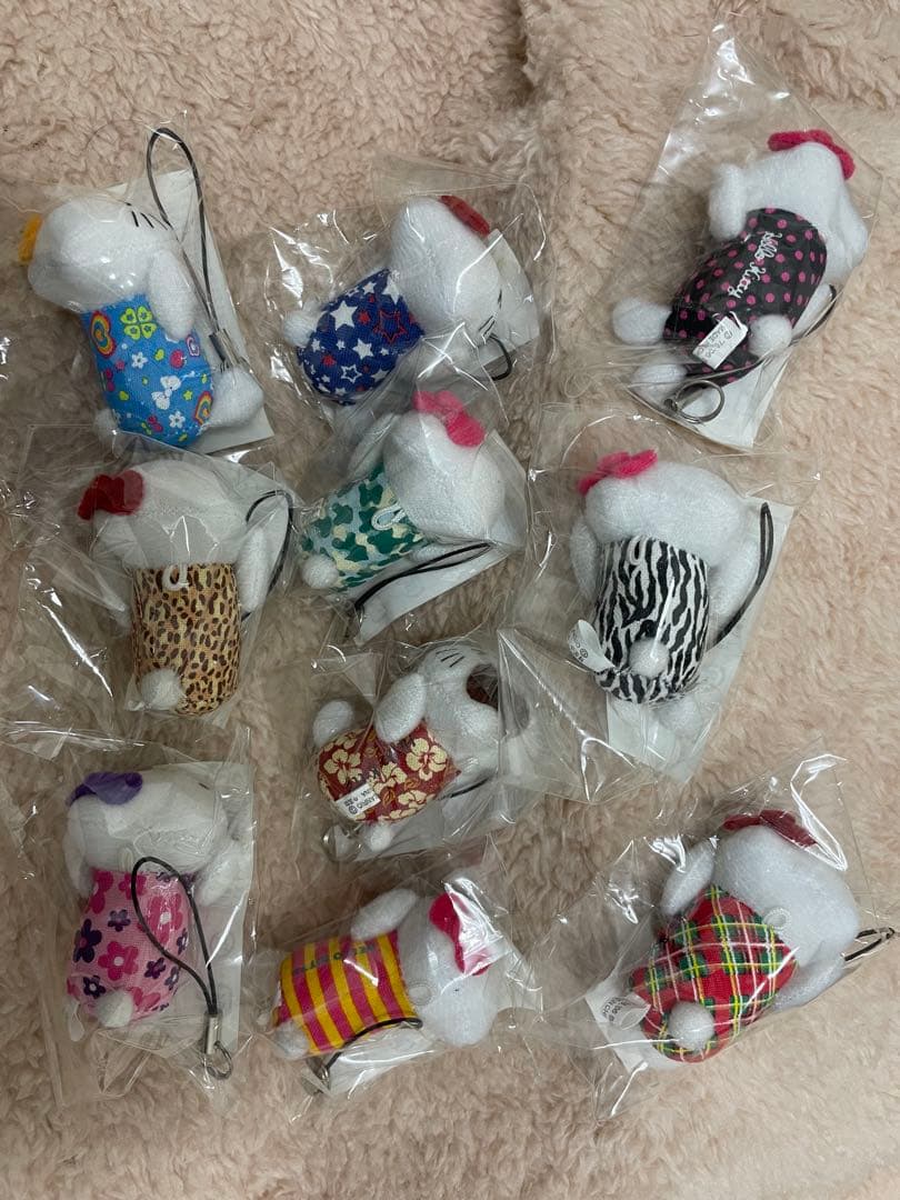 激レア！ハローキティマスコットストラップ ピロー風シリーズ10個セット