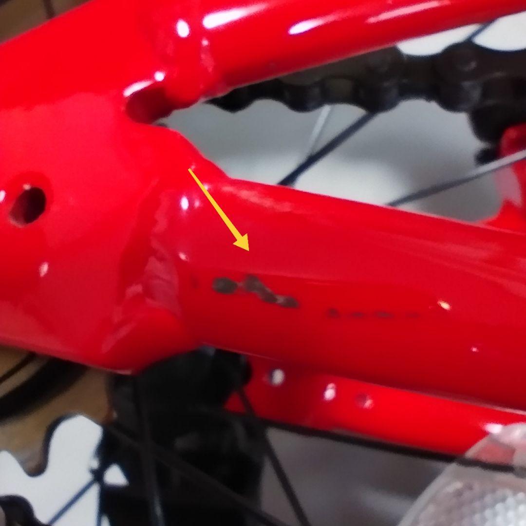 よつばサイクル 16インチ ヒーローレッド (補助輪パーツ付き)