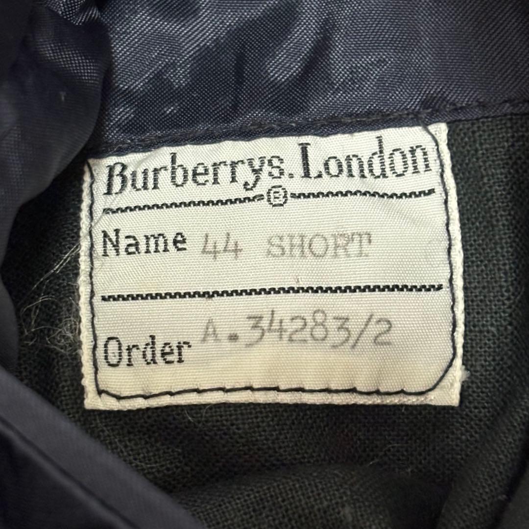 BURBERRYS バーバリー カシミヤ100 ステンカラーコート ネイビー