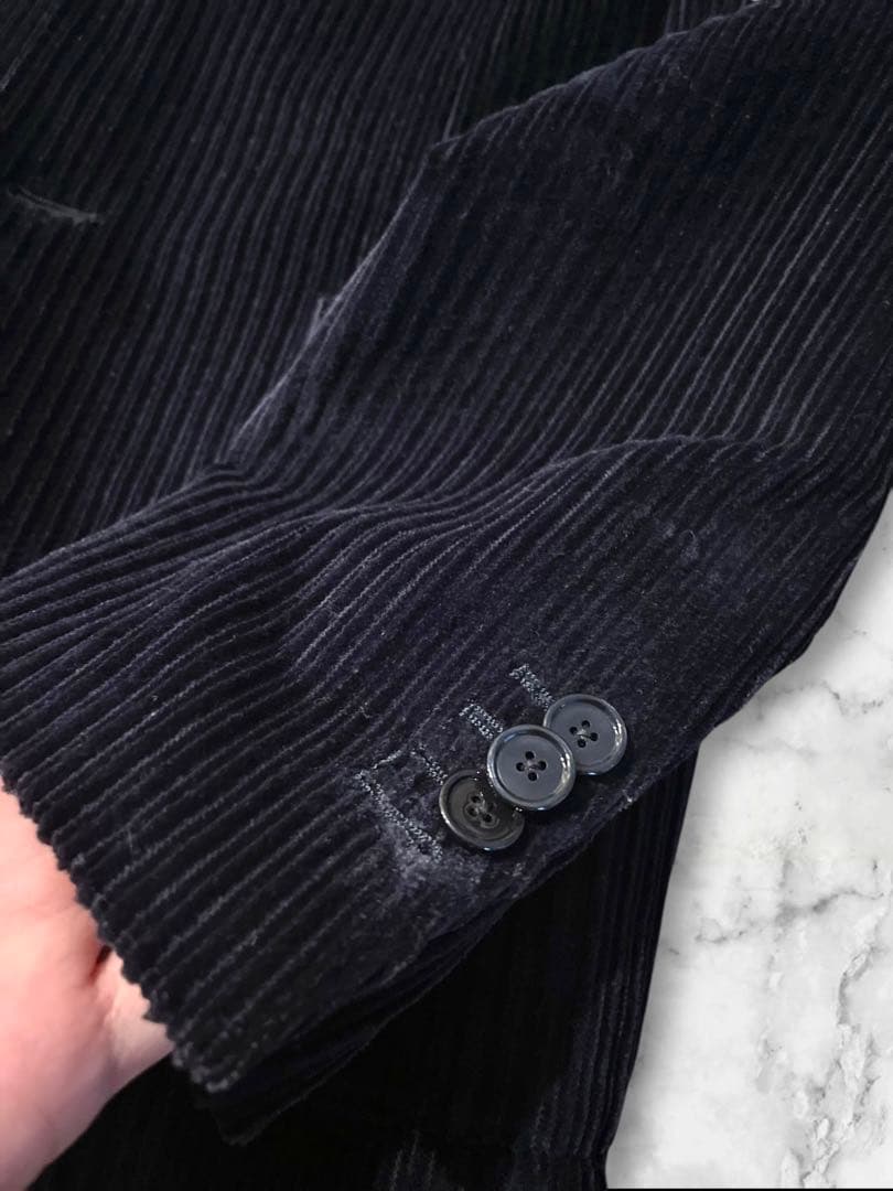 タリアトーレ×ブリッラ⭐️46⭐️太畝コーデュロイJK⭐️濃紺　新型モンテカルロ