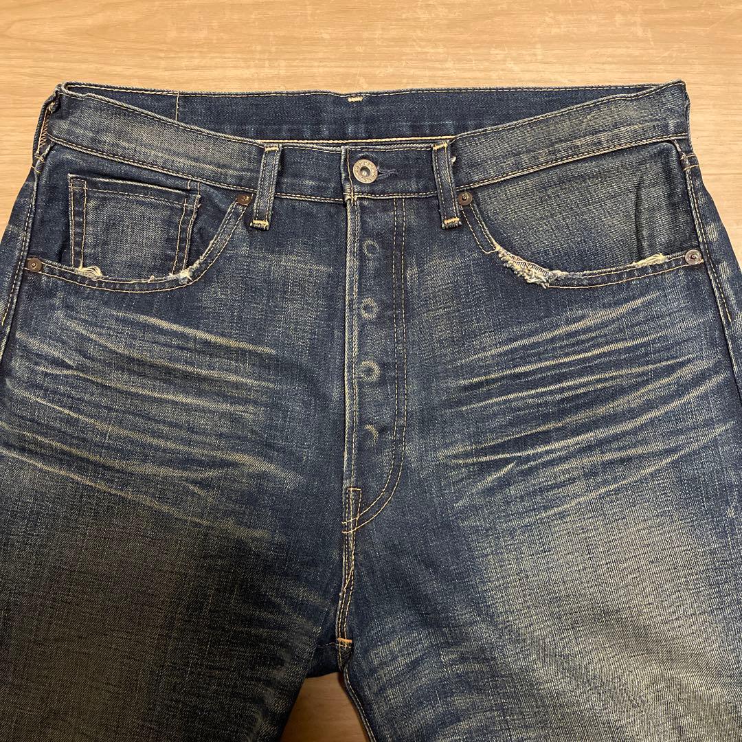 極美品 LEVI'S 44501 S501XX 大戦 赤耳 W34 x L34