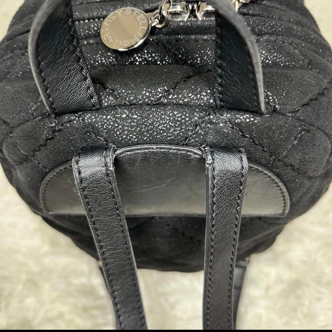 STELLAMcCARTNEY ファラベラ ミニリュック キルティング 黒