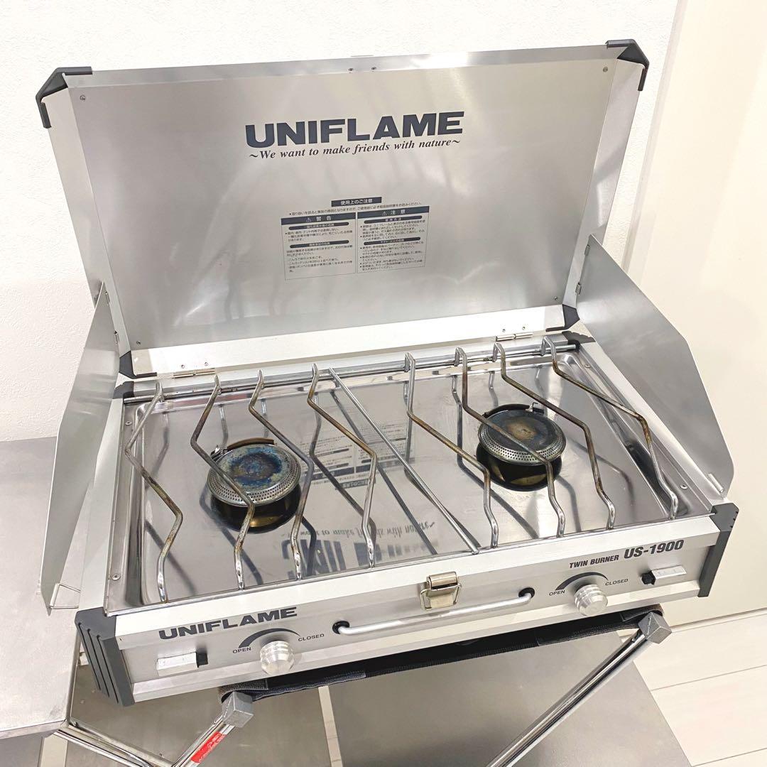UNIFLAME ユニフレーム ツーバーナー US-1900&キッチンスタンドⅢ