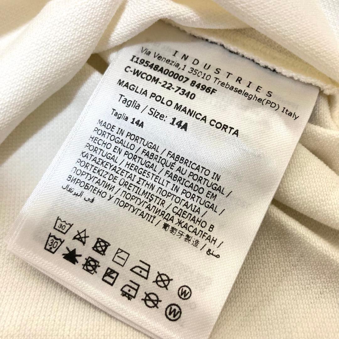 新品未使用 MONCLER モンクレール ロゴワッペン ポロシャツ ホワイト 白