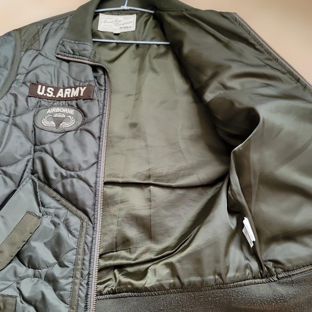希少 AVIREX MA-1 フライトジャケット U.S. ARMY XL