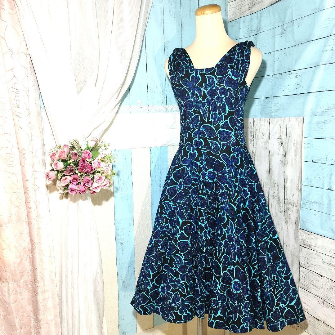 Yves Saint Laurent サーキュラードレス 花柄 ワンピース