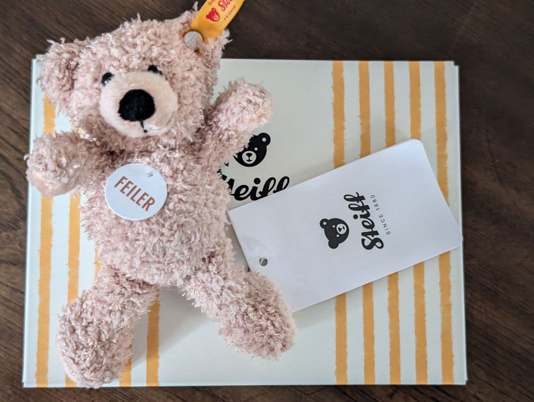 フェイラー×シュタイフコラボ シュタイフ テディベアキーホルダーのみ