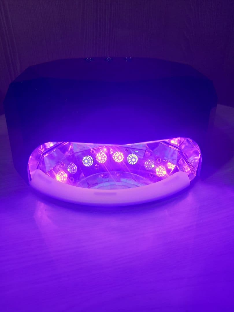 MIX LIGHT UV/LED ジェルネイルライト ラメブラック