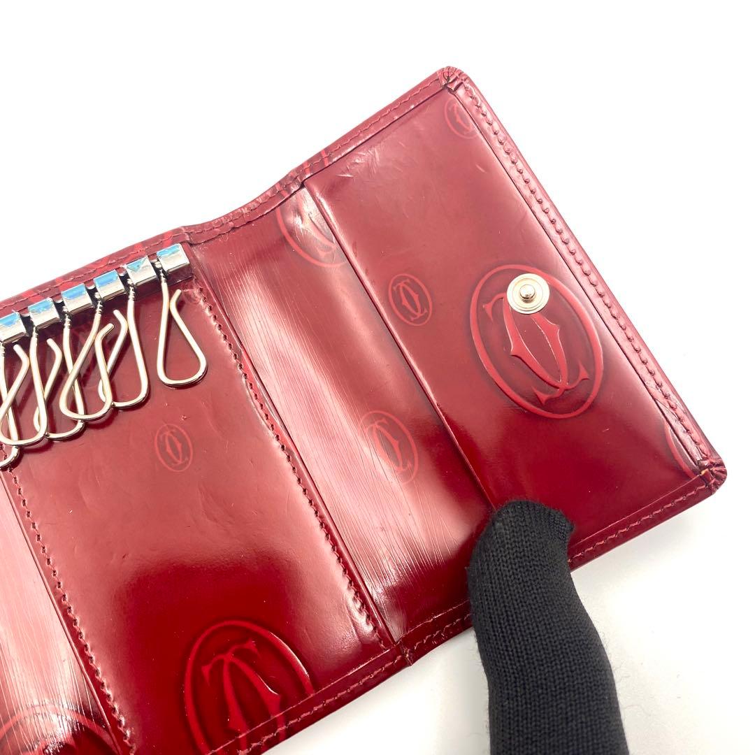 【箱付き】Cartier カルティエ ハッピーバースデー 6連 キーケース