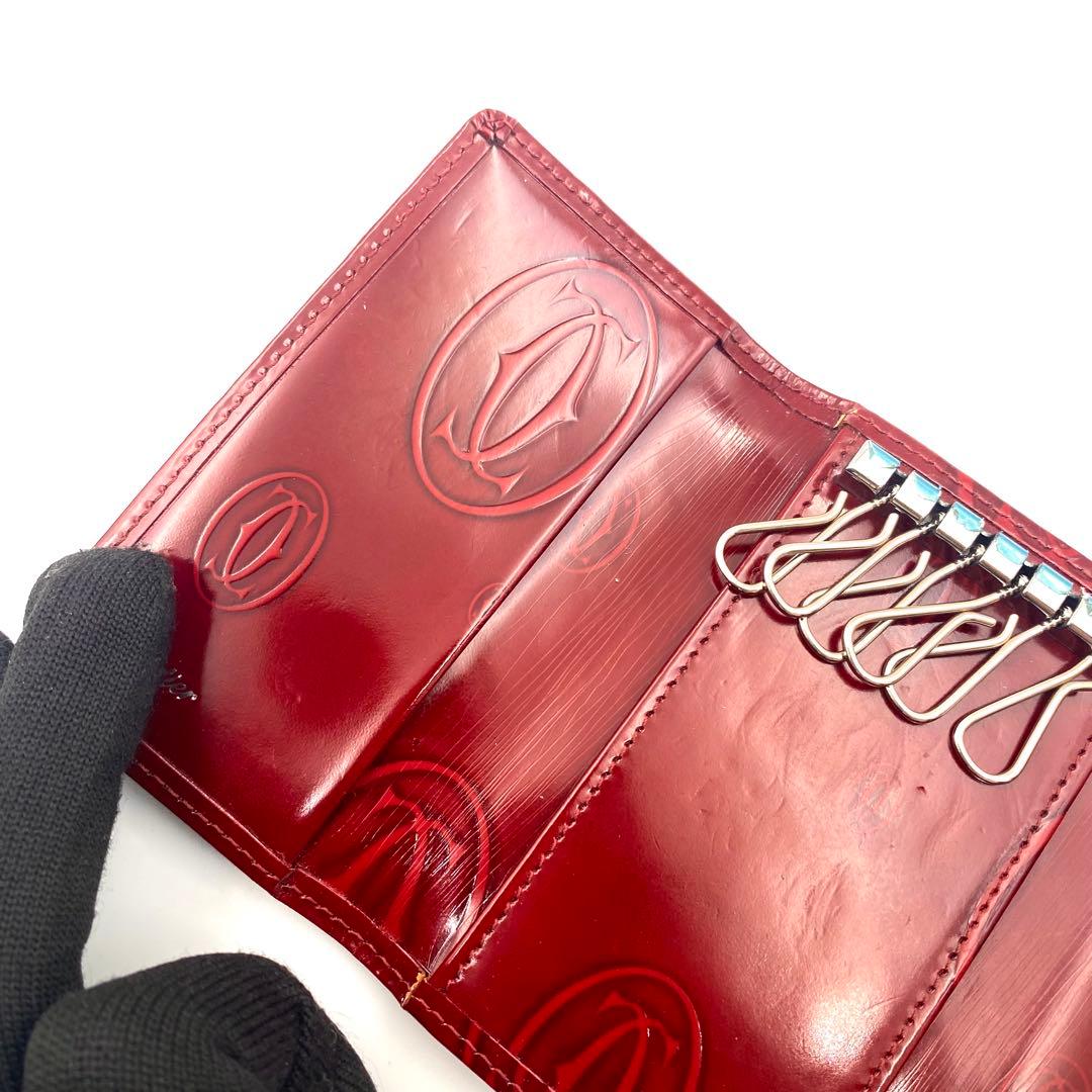 【箱付き】Cartier カルティエ ハッピーバースデー 6連 キーケース