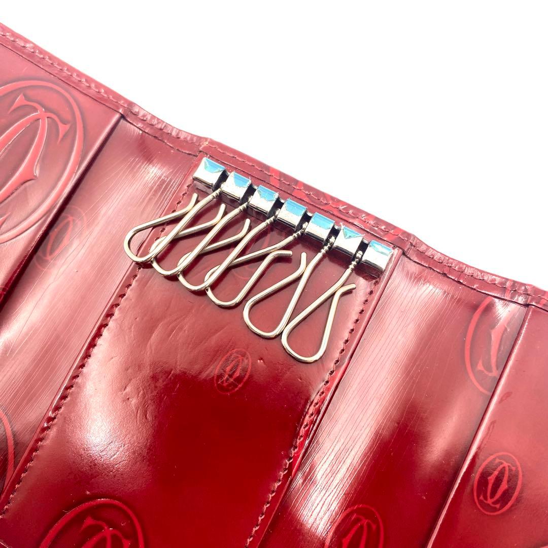 【箱付き】Cartier カルティエ ハッピーバースデー 6連 キーケース