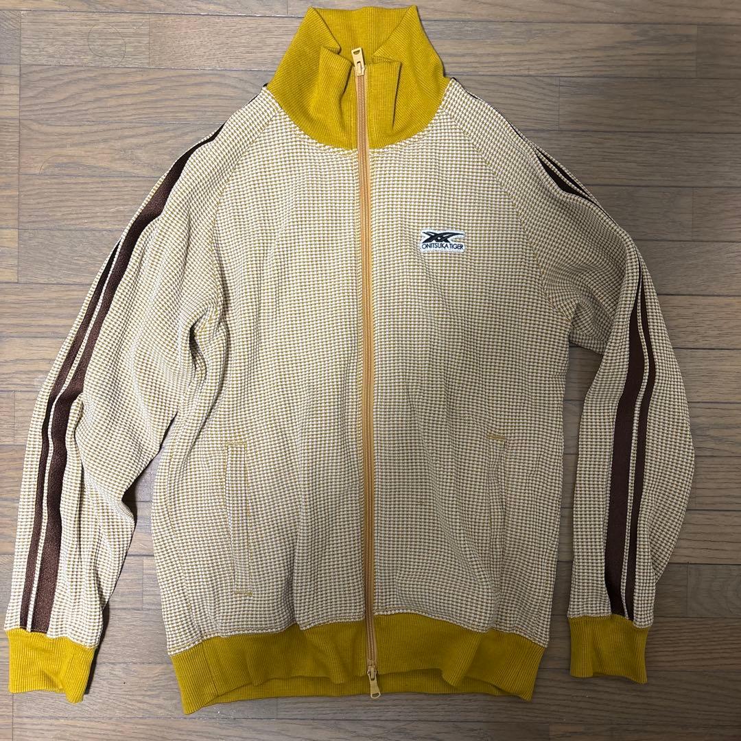 ONITSUKA TIGER チェック柄 ジップアップジャージ