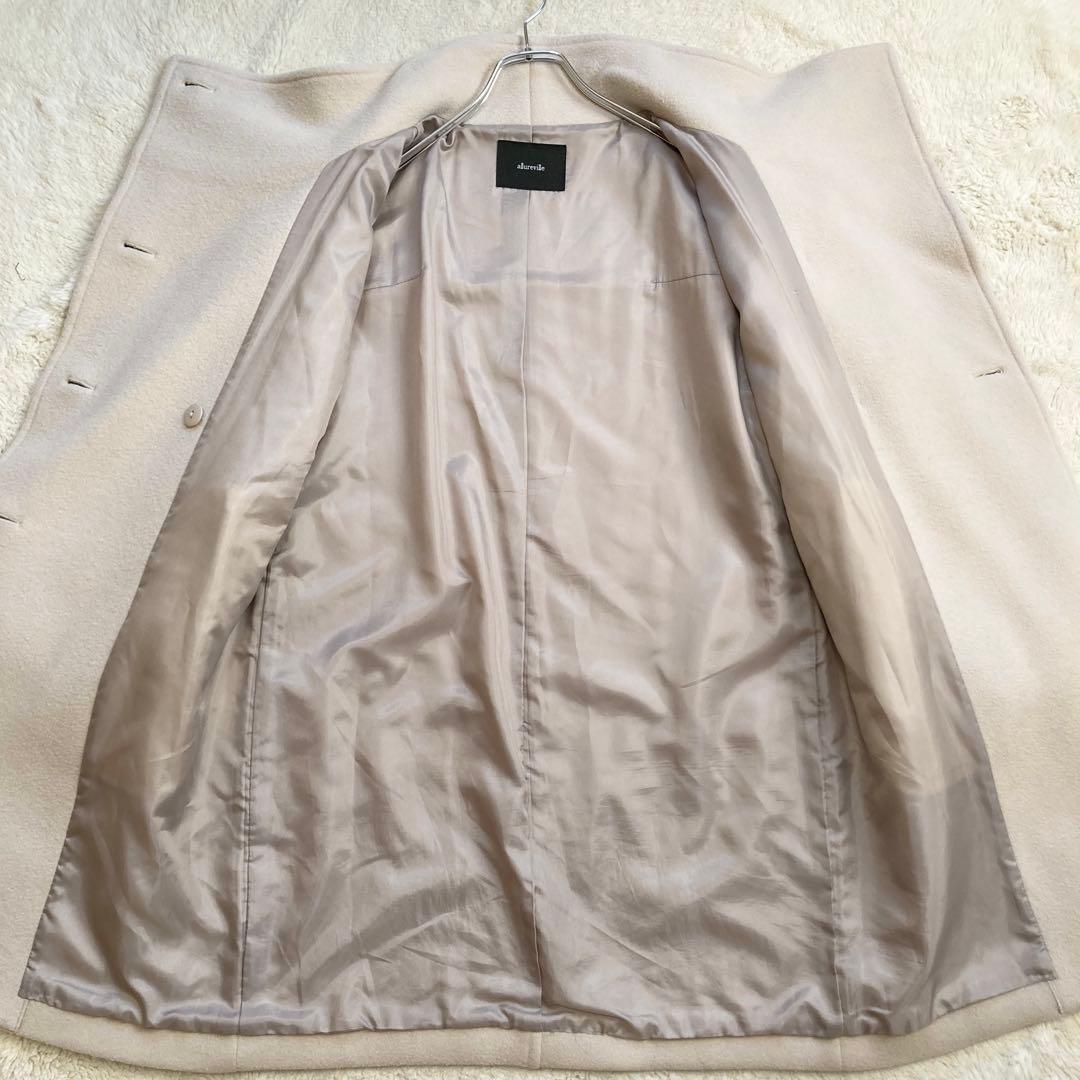 極美品・23AW✨アルアバイル　ショートビーバーファネルネックコート　サイズ1