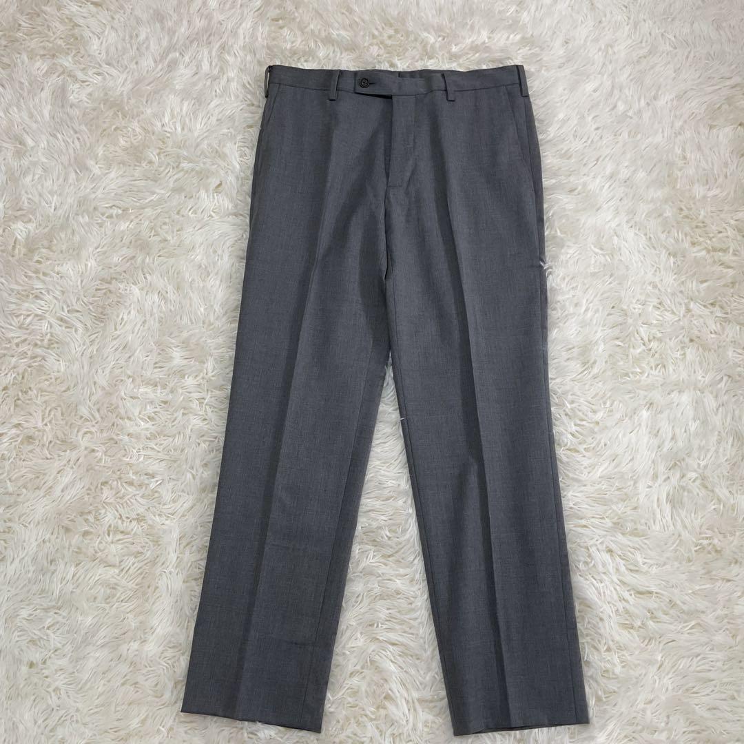 新品未使用♪UNIQLO ストレッチウールスリムジャケット グレー 44サイズ