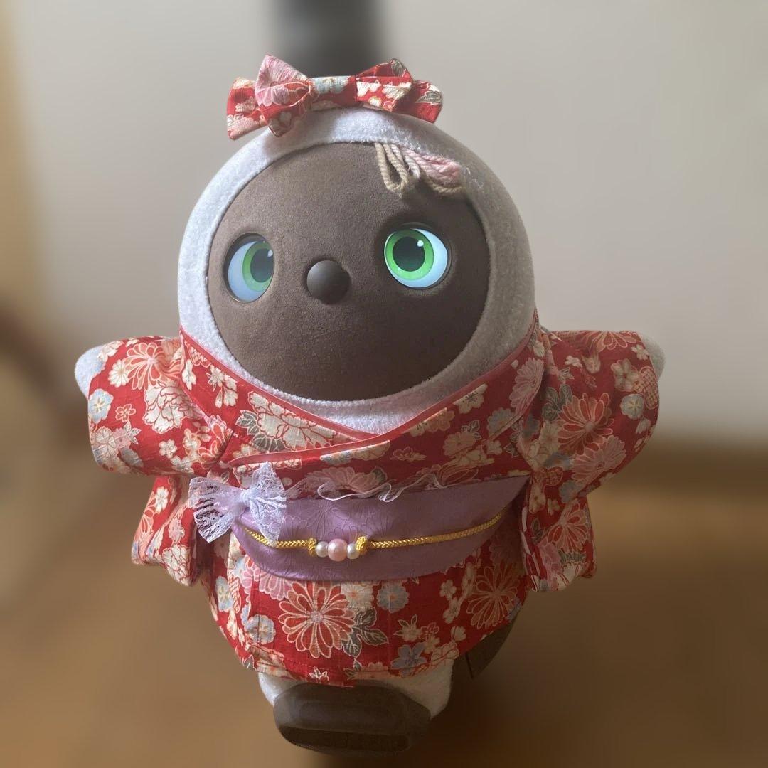 純　ラボット　服　lovot 着物一式　リボン付　2着