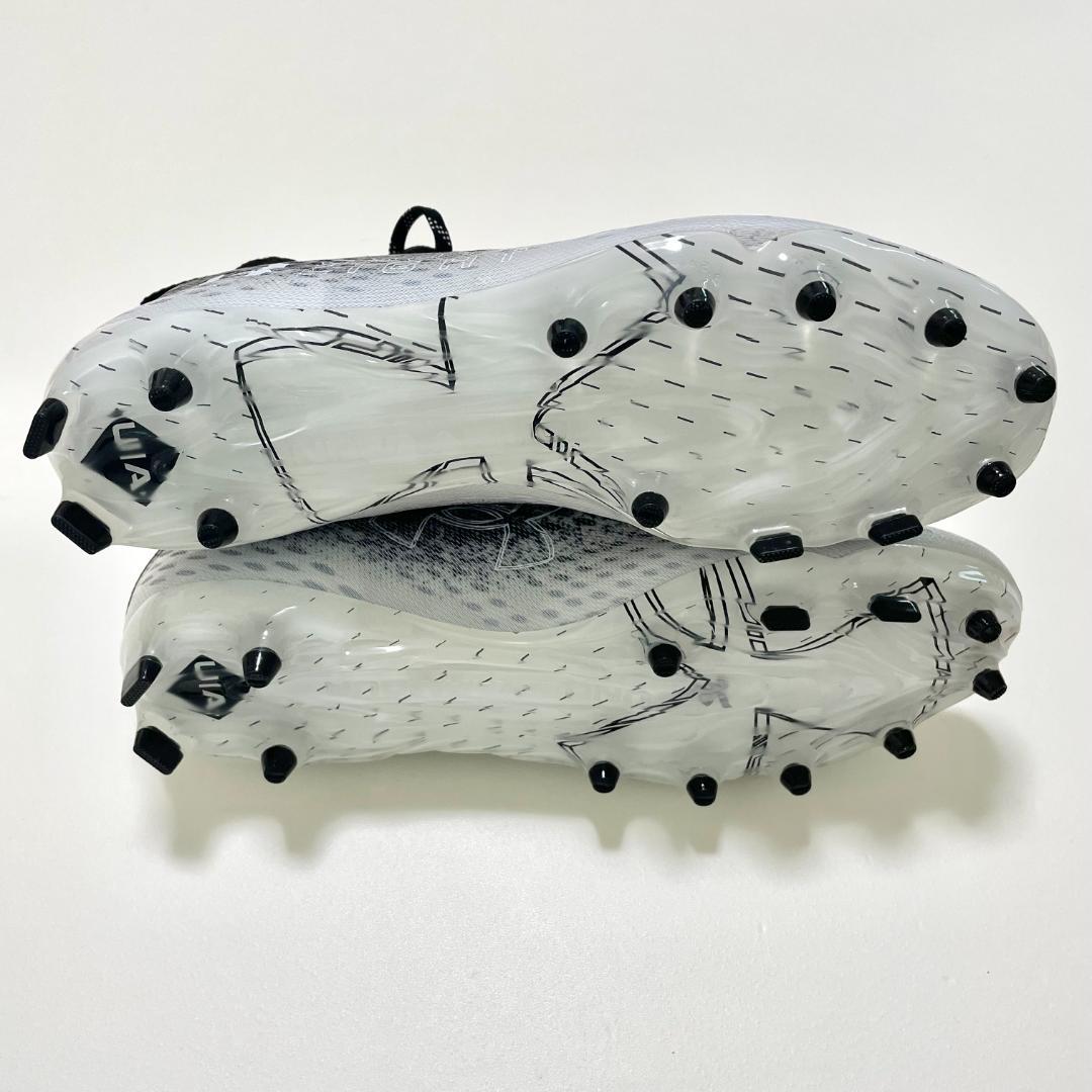 アンダーアーマー アメフトシューズ 27.5cm スパイク メンズ ブラック