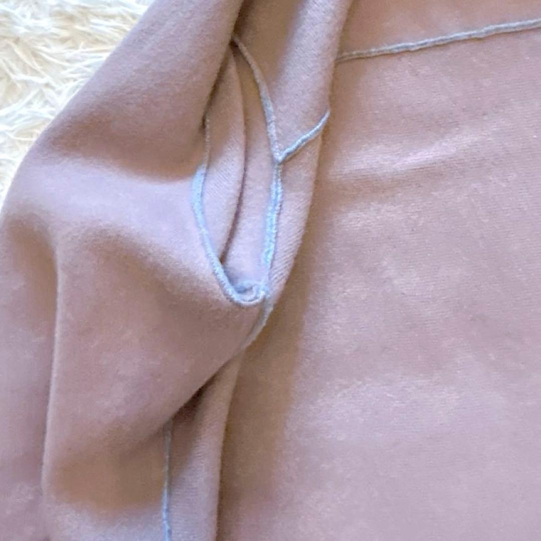 MYLAN マイラン　カシミヤノーカラーニット　リバーコート　カーディガン