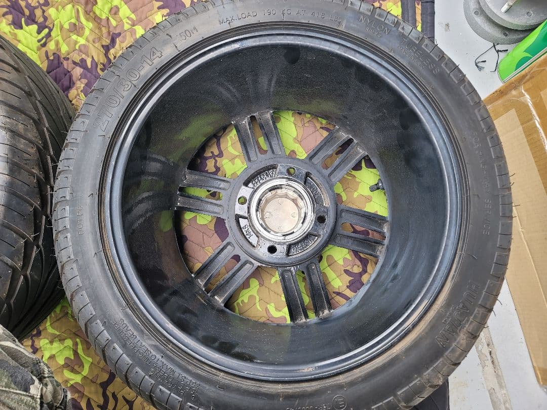 ジャイロX 14インチアルミホイール ATV バギー ジャイロUP キャノピー①