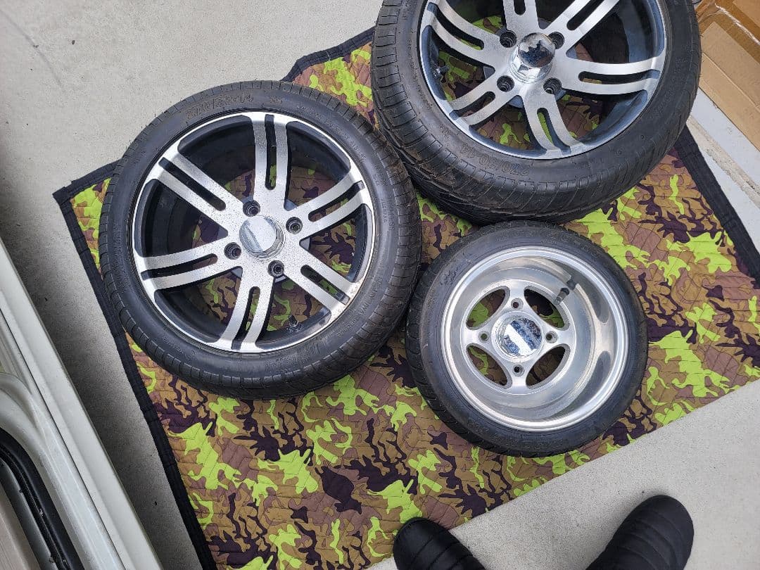 ジャイロX 14インチアルミホイール ATV バギー ジャイロUP キャノピー①