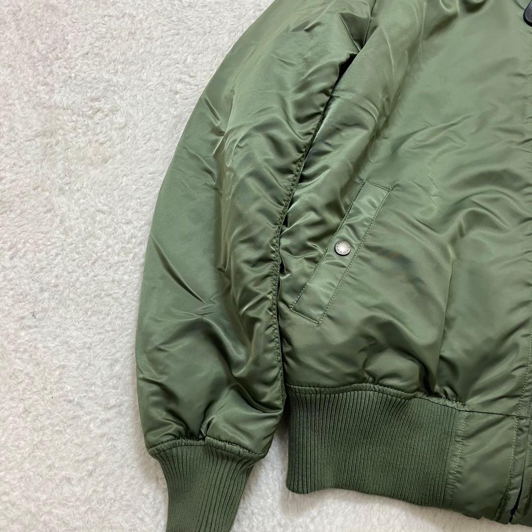 未使用級✨アルファインダストリーズ XL フード・ワッペン 2way MA-1