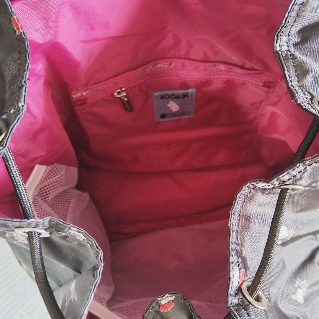 レスポートサック　ムーミンシリーズ　リトルミイ ブラック リュック バックパック