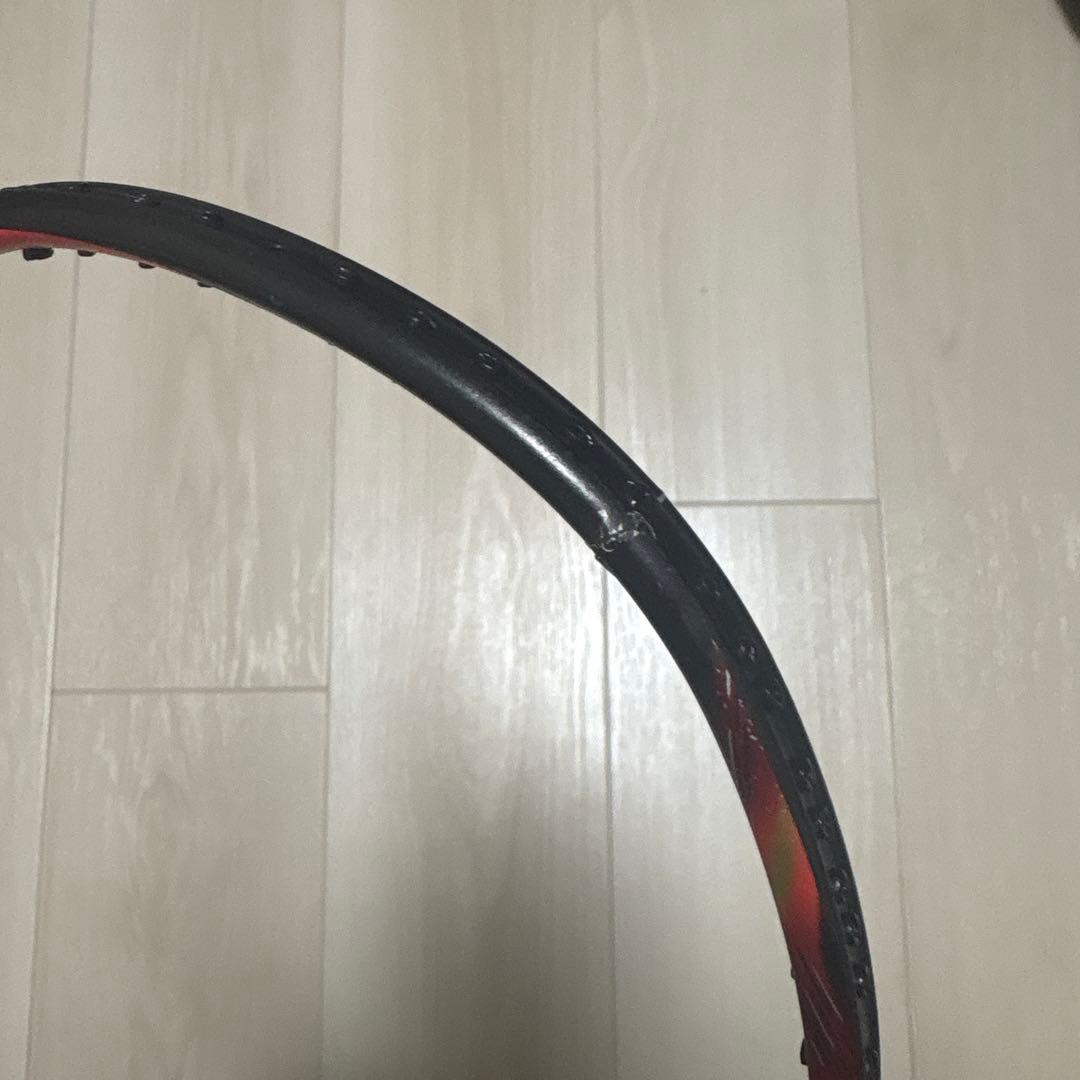 バドミントンラケット アストロックス77オレンジジャンク品