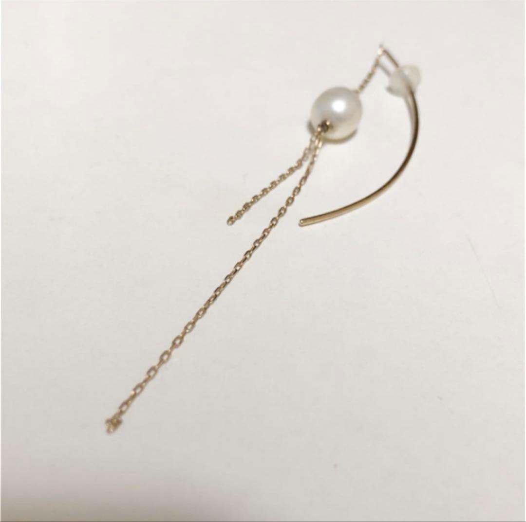 hirotaka 片耳 akoya pearl ピアス