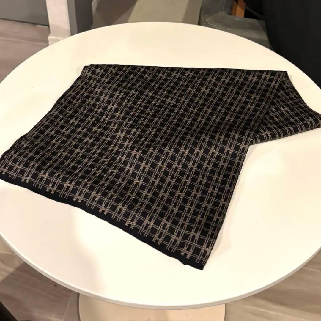 HERMES エルメス 薄手 マフラー ストール シルク100%