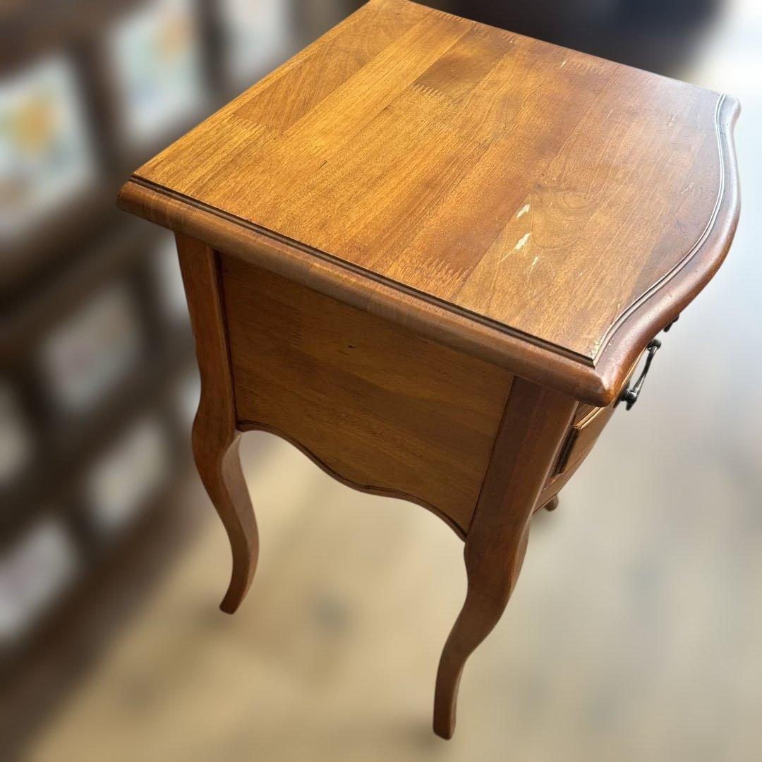 アンティーク調 猫脚 チェスト サイドテーブル コンソール 花台 電話台