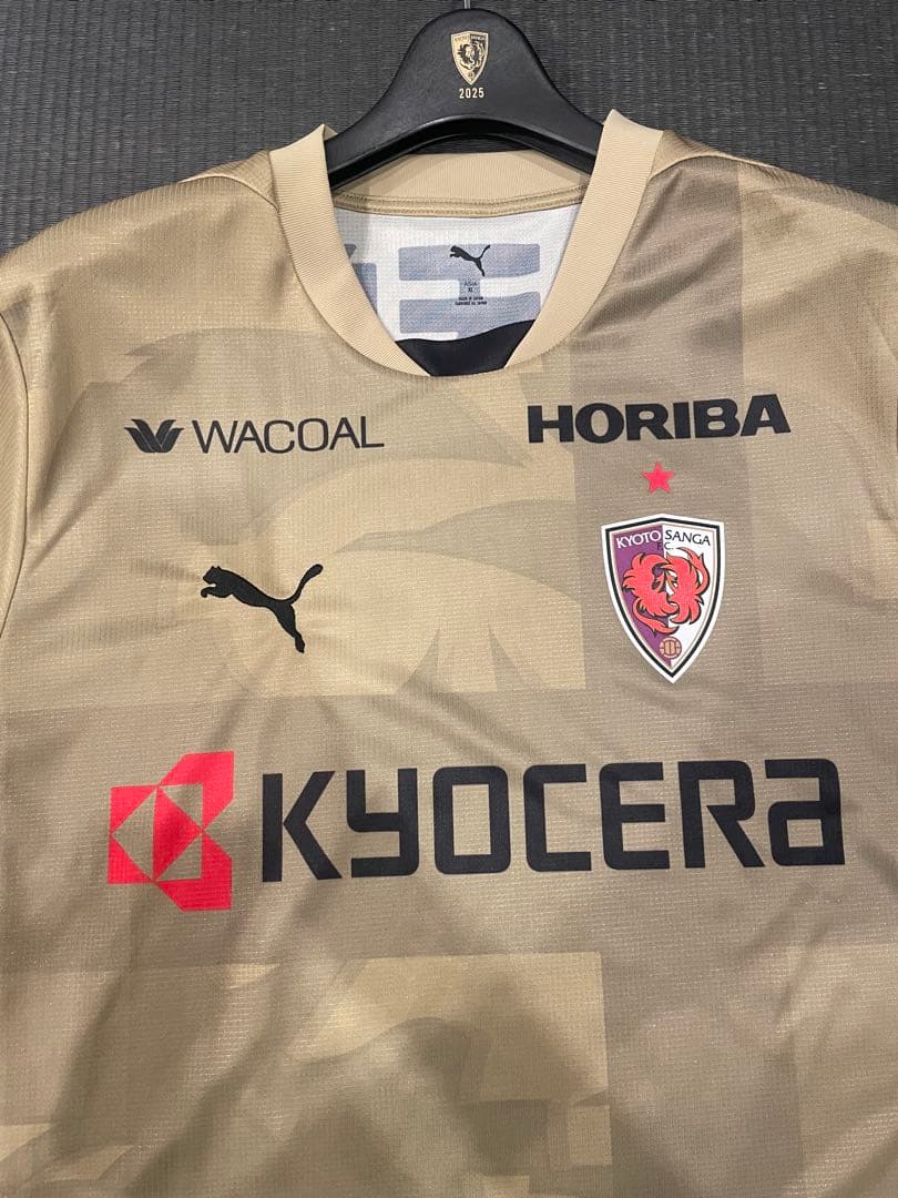 京都サンガ リミテッドユニフォーム ラファエル エリアス ゴールド