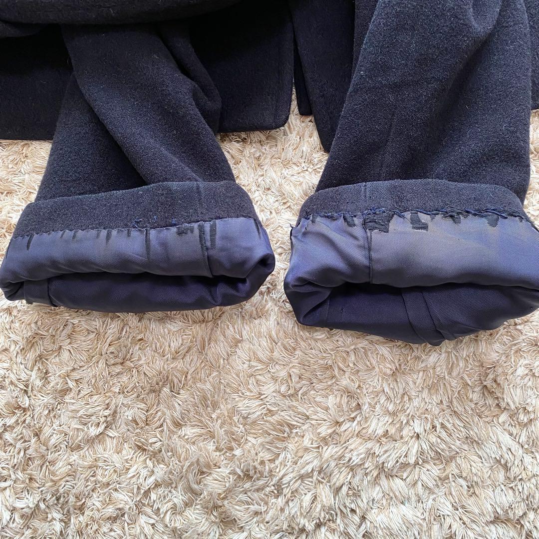 Burberry バーバリー バルマカーンコート カシミヤ ウール ネイビー