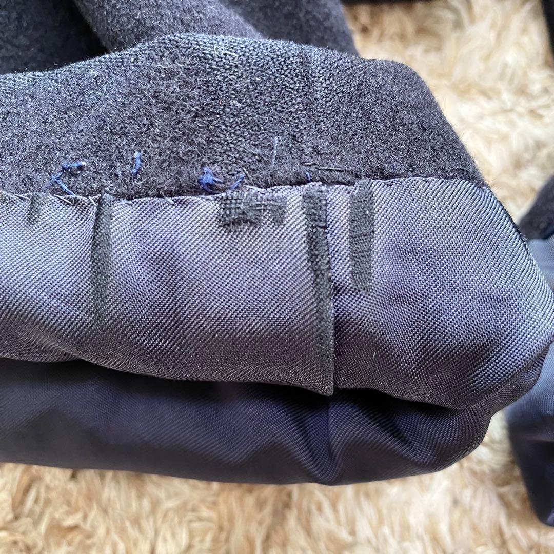 Burberry バーバリー バルマカーンコート カシミヤ ウール ネイビー