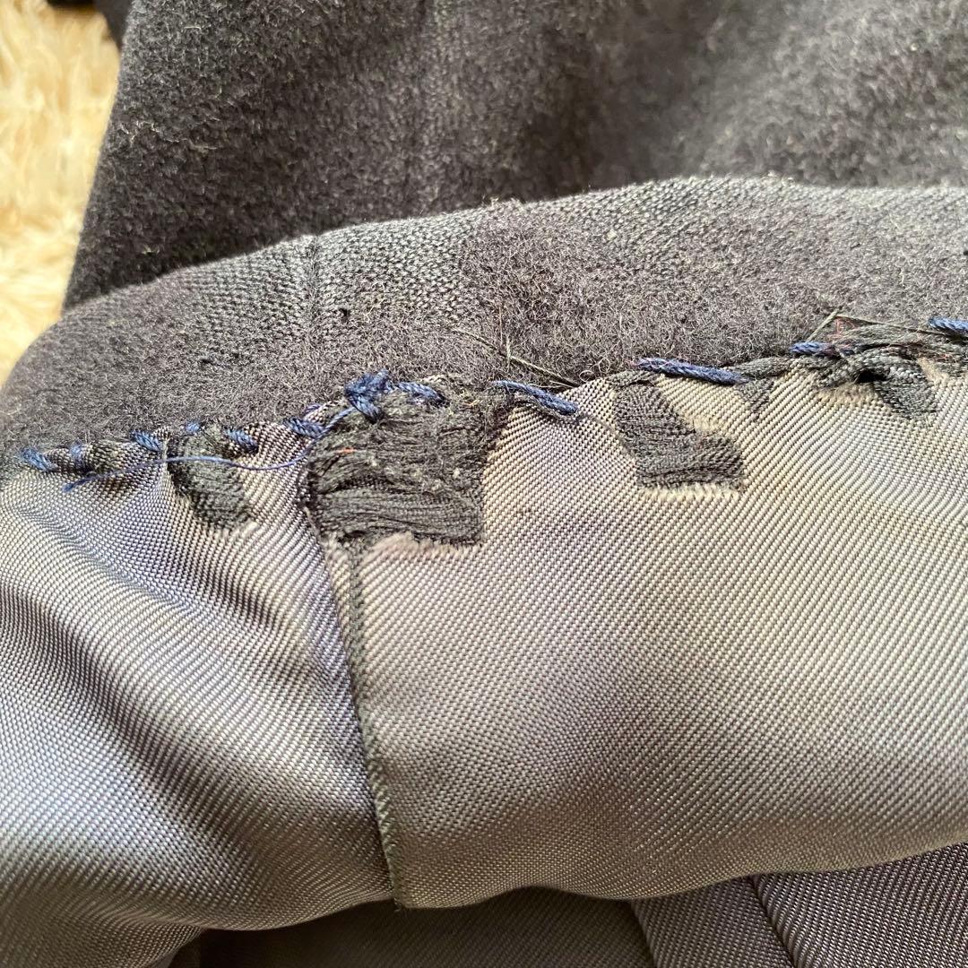 Burberry バーバリー バルマカーンコート カシミヤ ウール ネイビー