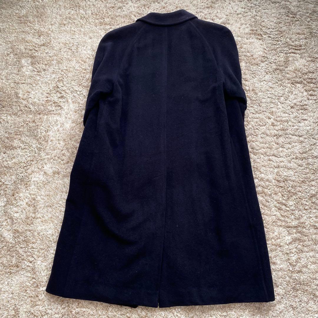 Burberry バーバリー バルマカーンコート カシミヤ ウール ネイビー