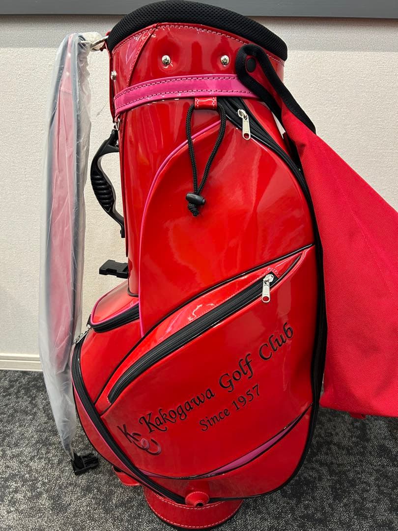 Kakogawa Golf Club ゴルフバッグ 赤　パラソル付き
