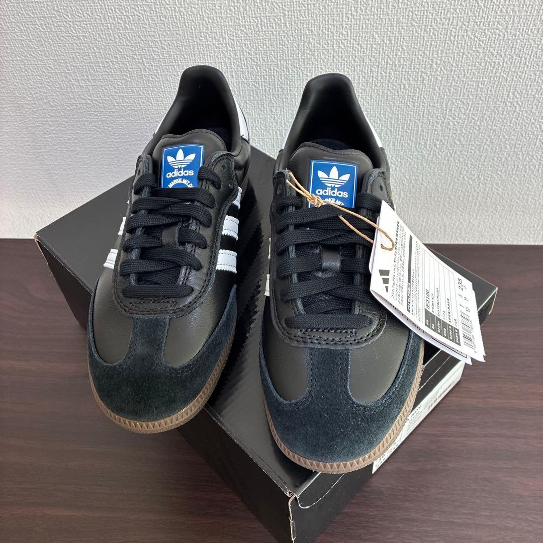 adidas Samba ブラック/ホワイト 235サイズ