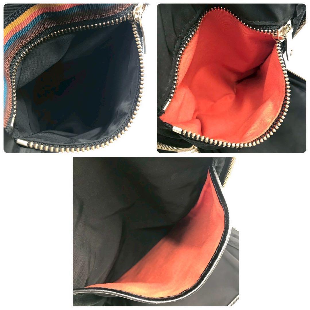 【美品✨】 Paul Smith ポールスミス ボディバッグ マルチストライプ