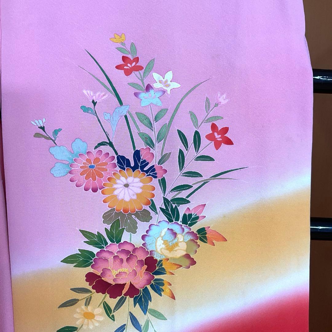 No.26 七五三　　7歳 正絹着物セット　　訳あり