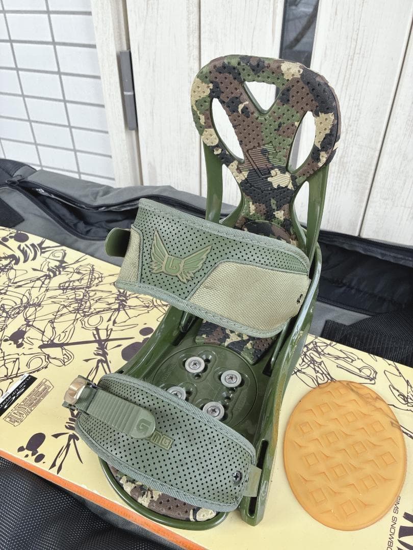 ⭐️ケース付⭐️BURTON×SIMS シムス スノーボードセット 153cm