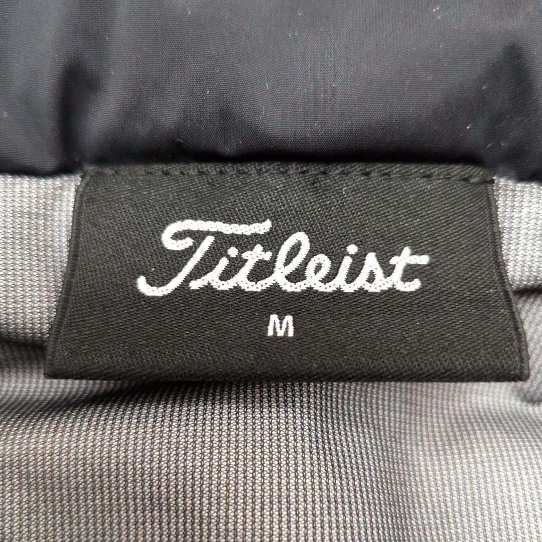 【美品】タイトリスト　ストレッチ　ダウンジャケット　ゴルフウェア　ダブルジップ