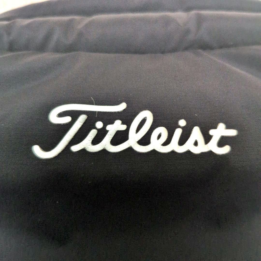 【美品】タイトリスト　ストレッチ　ダウンジャケット　ゴルフウェア　ダブルジップ