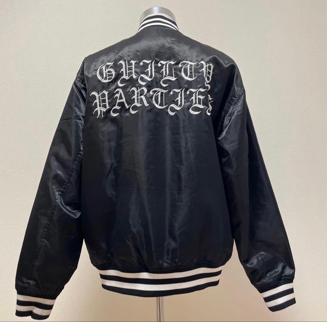 マジェスティック × ワコマリア　スタジャン　両面刺繍　ブラック　ＸＬ