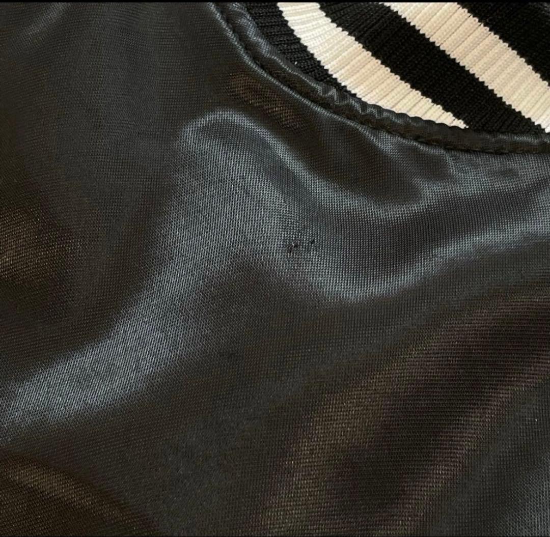 マジェスティック × ワコマリア　スタジャン　両面刺繍　ブラック　ＸＬ