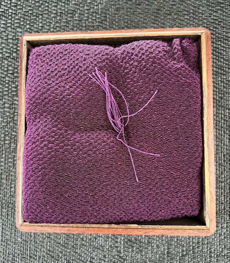 刀装具 刀鍔 鉃地 透かし鍔 吉祥文様 無銘 金象嵌 時代物 アンティーク 箱