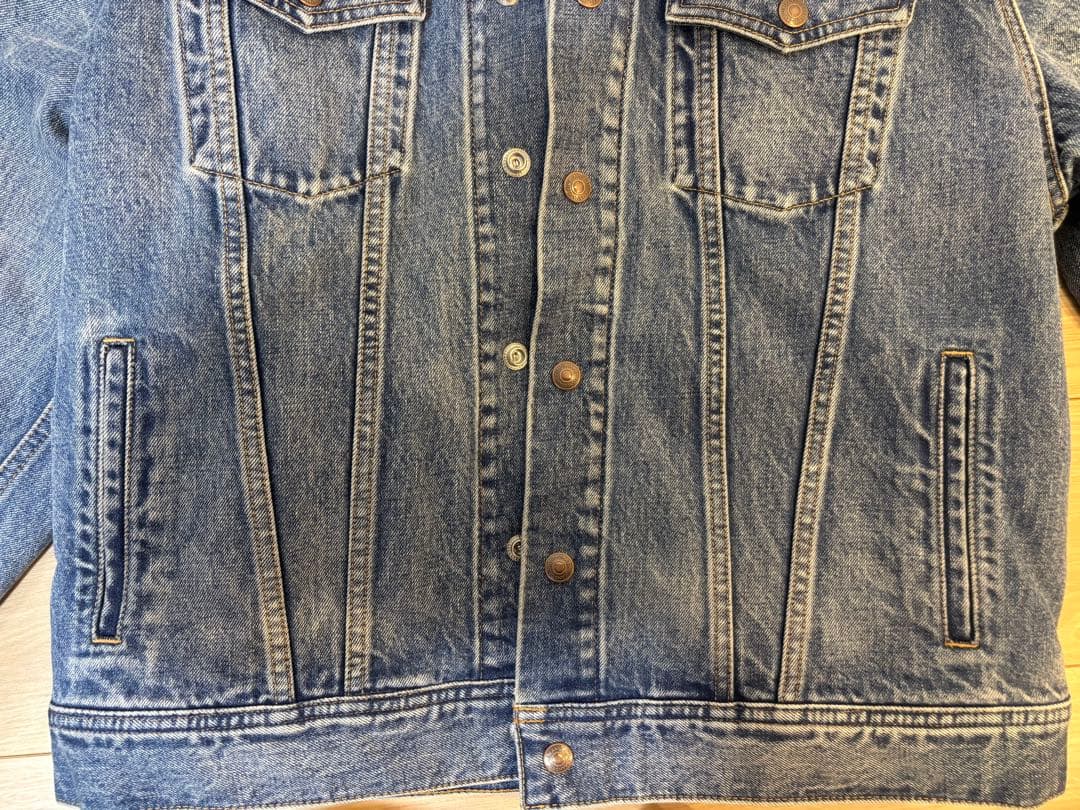 CELINE デニムジャケット 裏地ボア ハンガー付き