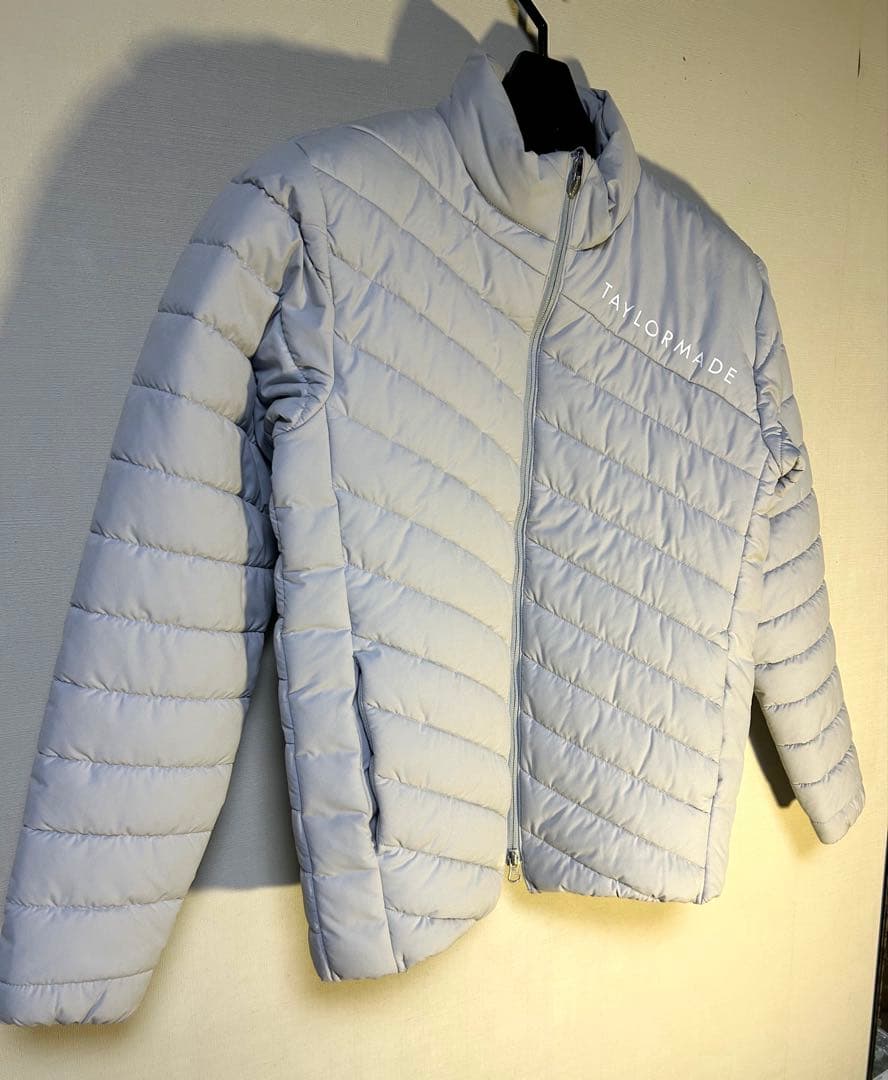 ★美品★ TAYLORMADE グレー キルティング　ダウンジャケット　ゴルフM